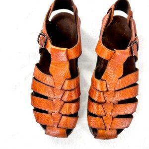 Mephisto- Men's brown leather Sam Sandal- Size 11-11 1/2(44)